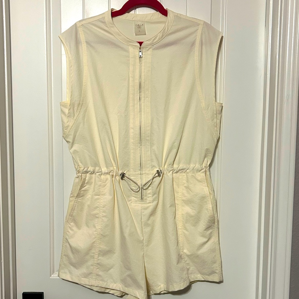 NWOT Calia, Cream Romper, Large $25